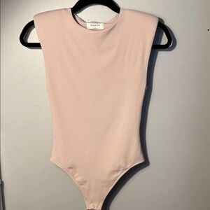 Light Pink Sleeveless Bodysuit